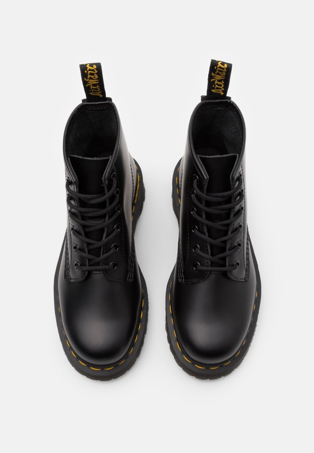μαύρα λεία Dr Martens Greece 101 Bex Lace Up Ankle Boots