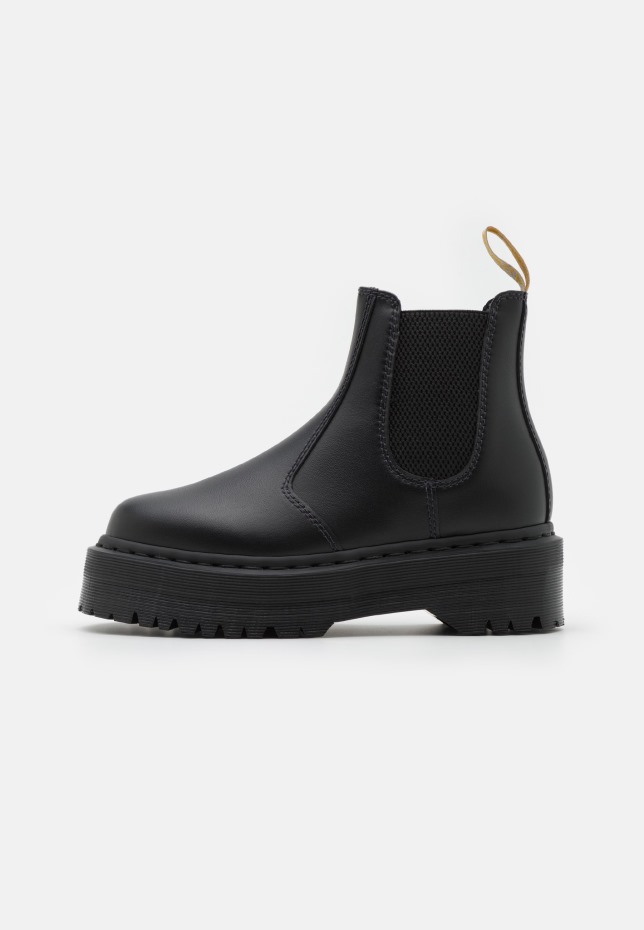 2976 Quad Unisex μποτάκια με πλατφόρμα Dr Martens Greece μαύρο