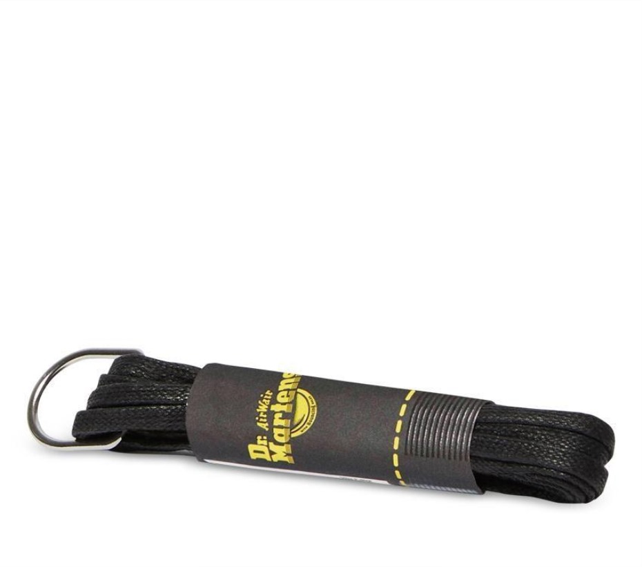 140cm επίπεδα κερωμένα κορδόνια Dr Martens Greece μαύρο