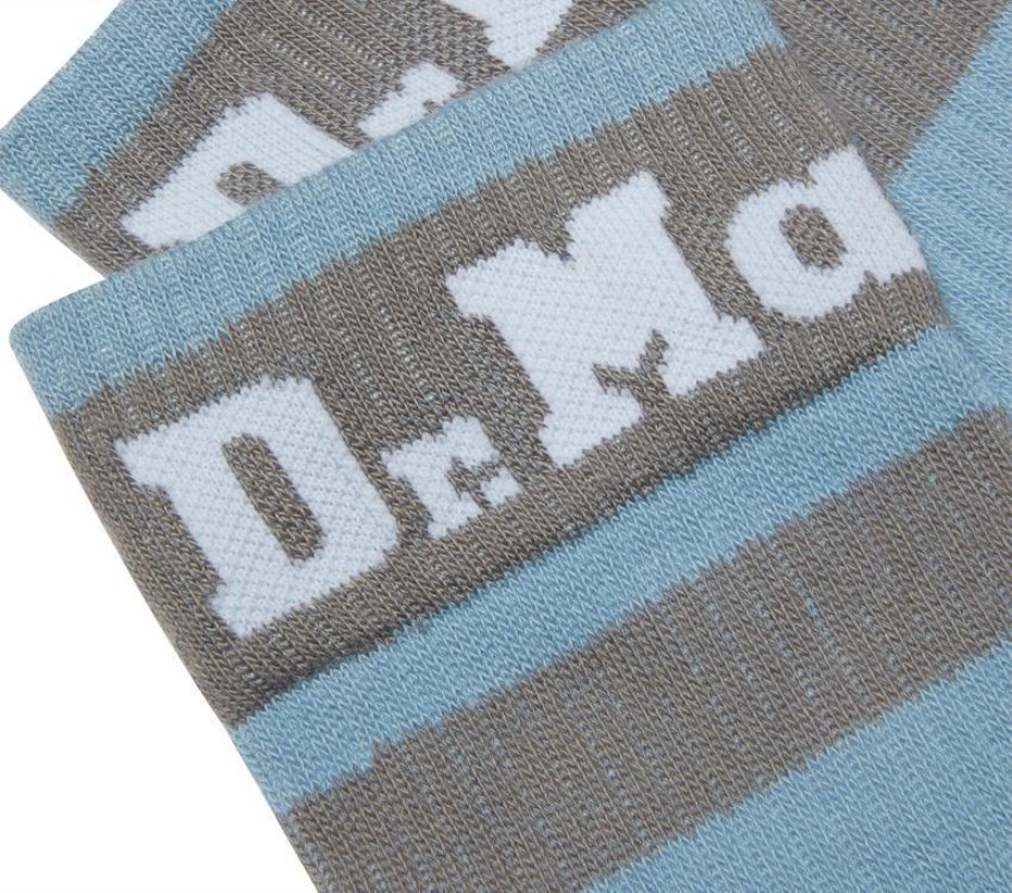 Dr Martens Greece αθλητικό λογότυπο κάλτσα μαύρο βαμβακερό μείγμα