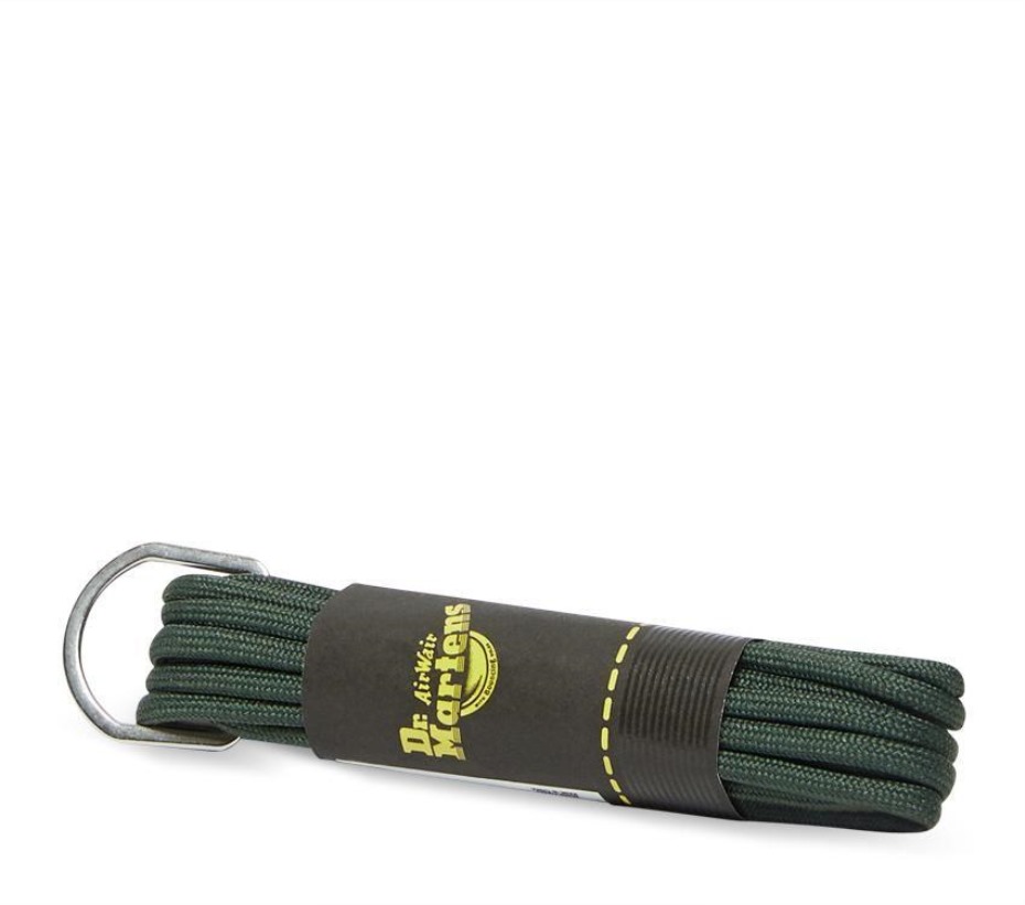 Dr Martens Greece σκούρο πράσινο 140cm στρογγυλή δαντέλα