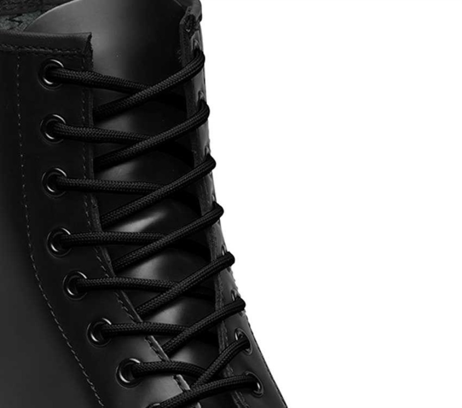 Dr Martens Greece 140cm στρογγυλά κορδόνια (8 10 μάτι) μαύρο στρογγυλό