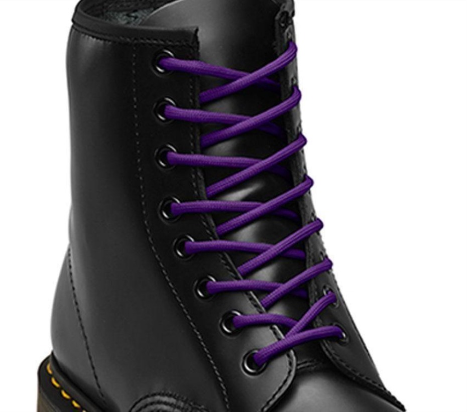140cm στρογγυλά κορδόνια (8 10 μάτια) μωβ Dr Martens Greece