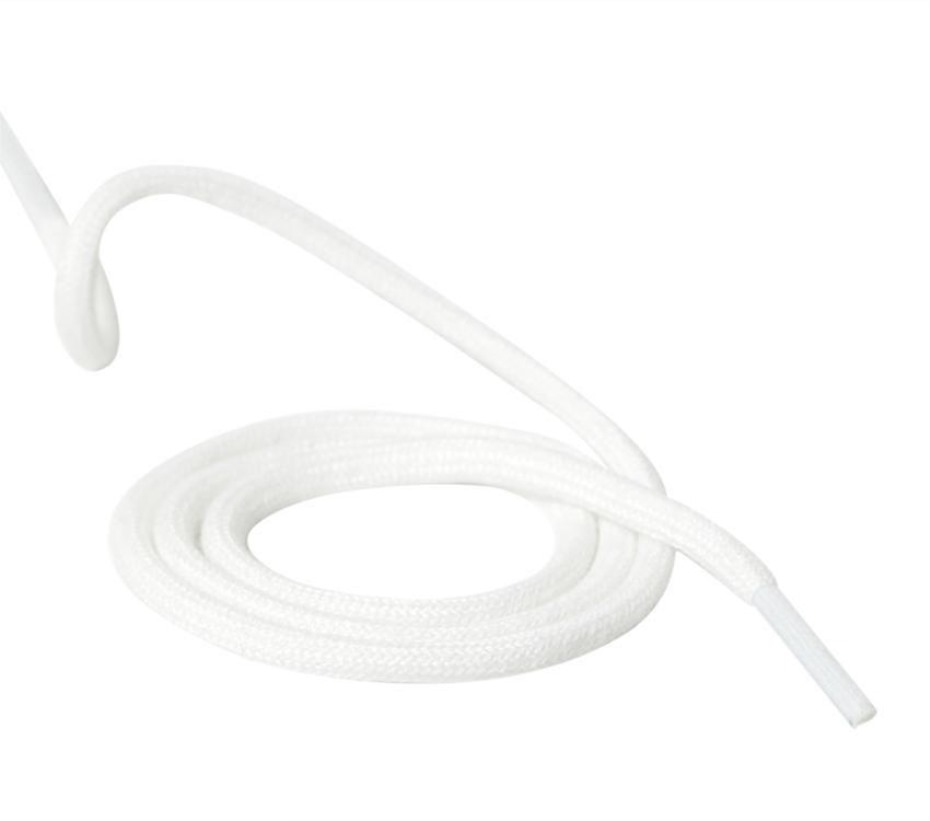 Dr Martens Greece 65cm στρογγυλά κορδόνια (3 μάτια) λευκά