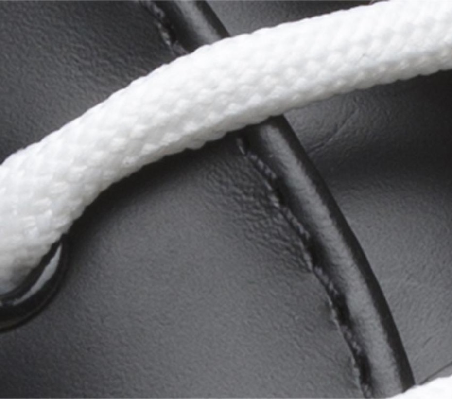 Dr Martens Greece 65cm στρογγυλά κορδόνια (3 μάτια) λευκά