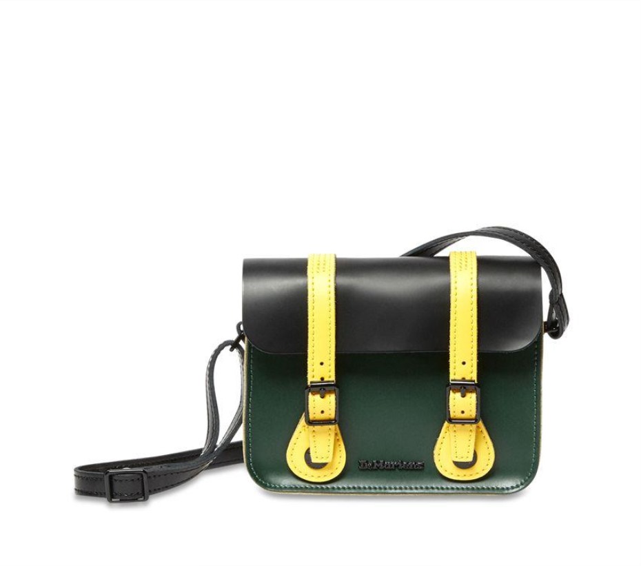 Dr Martens Greece 7" δερμάτινη τσάντα εικονίδια ανακατασκευάστηκε