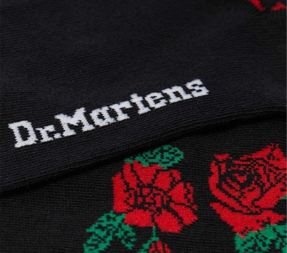 Dr Martens Greece Vonda κοντή κάλτσα μαύρη μαύρη