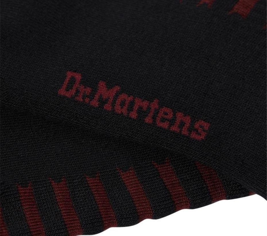 Black-cherry Red Dr Martens Greece η διπλή Doc χειμωνιάτικη κάλτσα