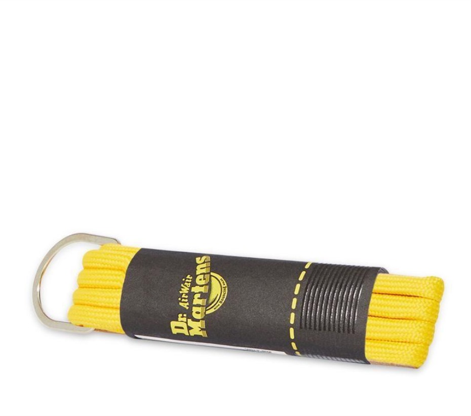 Dr Martens Greece 65cm κίτρινα στρογγυλά κορδόνια (3 μάτια) κίτρινο 100% Tetoron