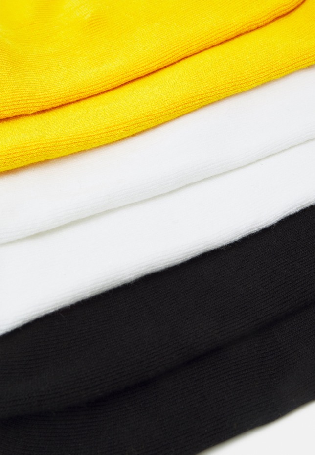 μαύρο/άσπρο/κίτρινο κοντό αθλητικό Unisex κάλτσες 3 συσκευασιών Dr Martens Greece