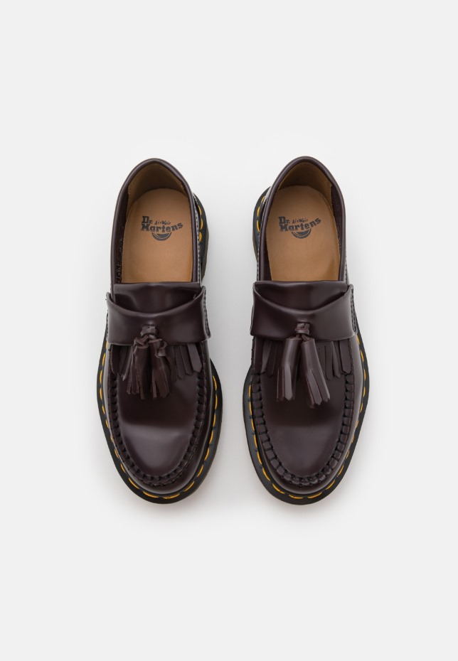 Dr Martens Greece Adrian Unisex Slip Ons παλιά μπορντό λεία