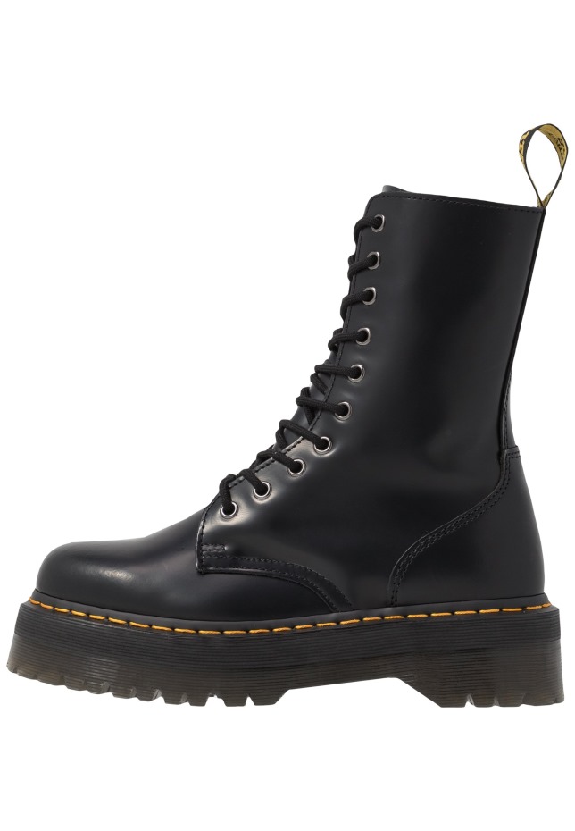 μποτάκια Dr Martens Greece Black Jadon Hi Platform Ankle Boots