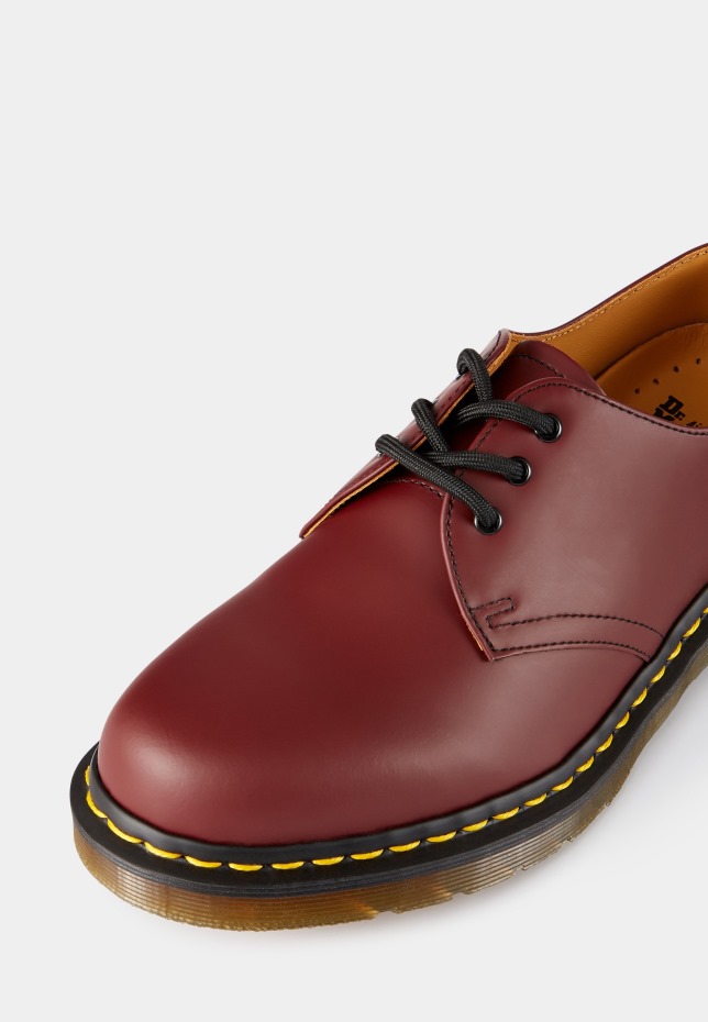 Dr Martens Greece 1461 3 μάτια παπούτσι Casual Lace Ups Cherry Red
