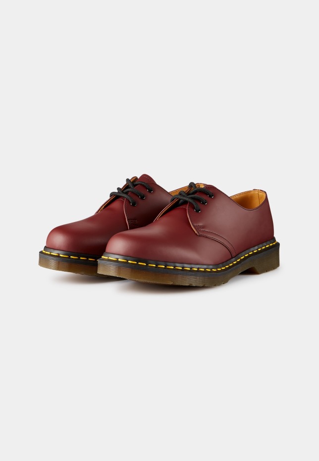 Dr Martens Greece 1461 3 μάτια παπούτσι Casual Lace Ups Cherry Red