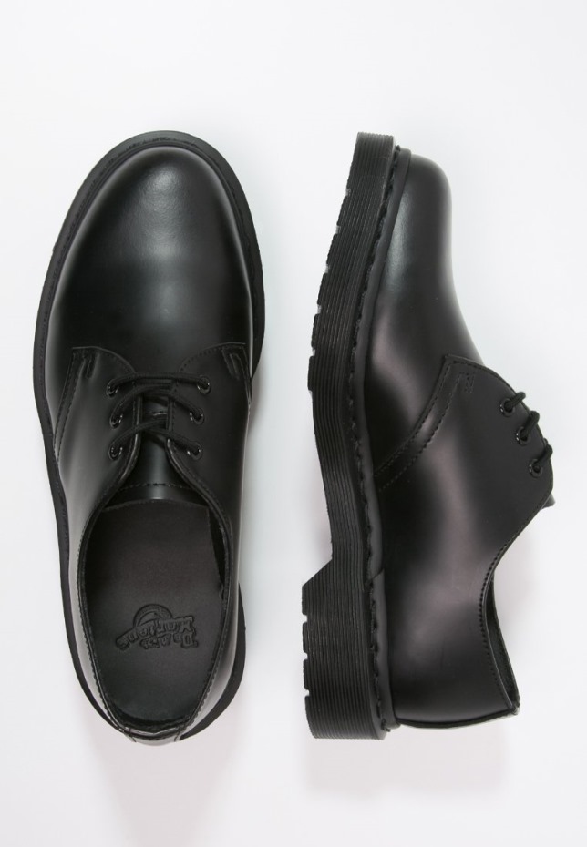 μονό μαύρο Dr Martens Greece 1461 Virginia Lace Ups
