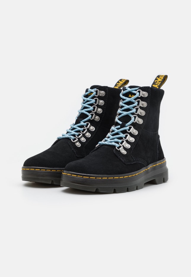 μαύρες χτένες Dr Martens Greece Unisex μποτάκια με κορδόνια
