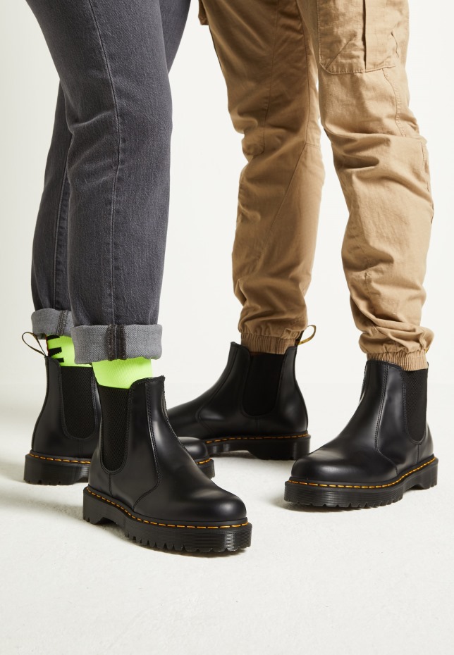 Dr Martens Greece 2976 Bex κλασικά μποτάκια μαύρα λεία