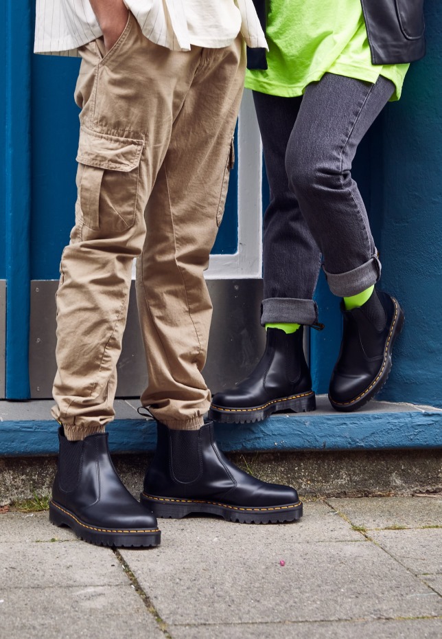 Dr Martens Greece 2976 Bex κλασικά μποτάκια μαύρα λεία