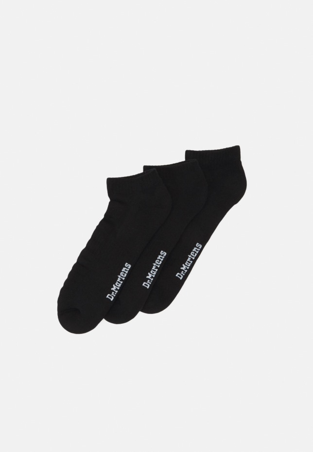 Dr Martens Greece κοντές διπλές Doc 3 συσκευασίες Unisex κάλτσες μαύρο μείγμα