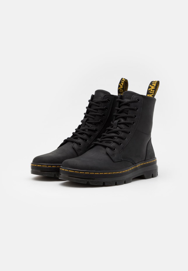 χτένες με κορδόνια μποτάκια Dr Martens Greece μαύρο