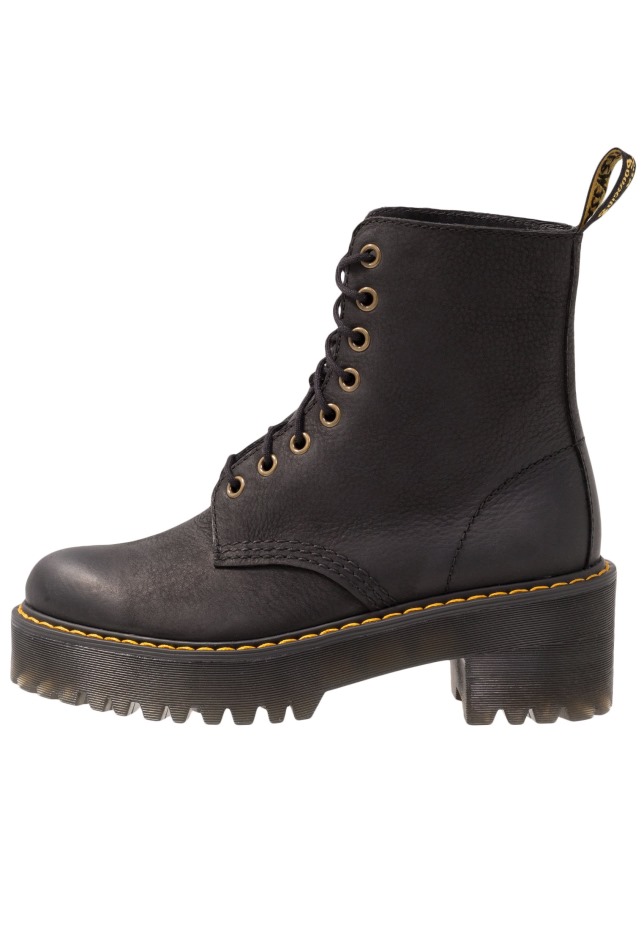 Dr Martens Greece Shriver Hi 8 Eye Boot Platform Platform μποτάκια μαύρα