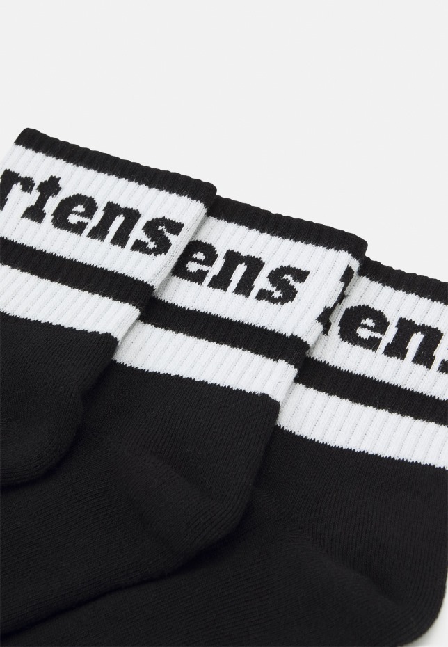κοντές αθλητικές Unisex κάλτσες 3 συσκευασιών Dr Martens Greece μαύρες