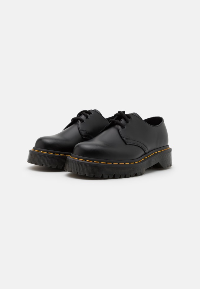 Dr Martens Greece 1461 Bex Unisex Casual Lace Ups μαύρο λείο