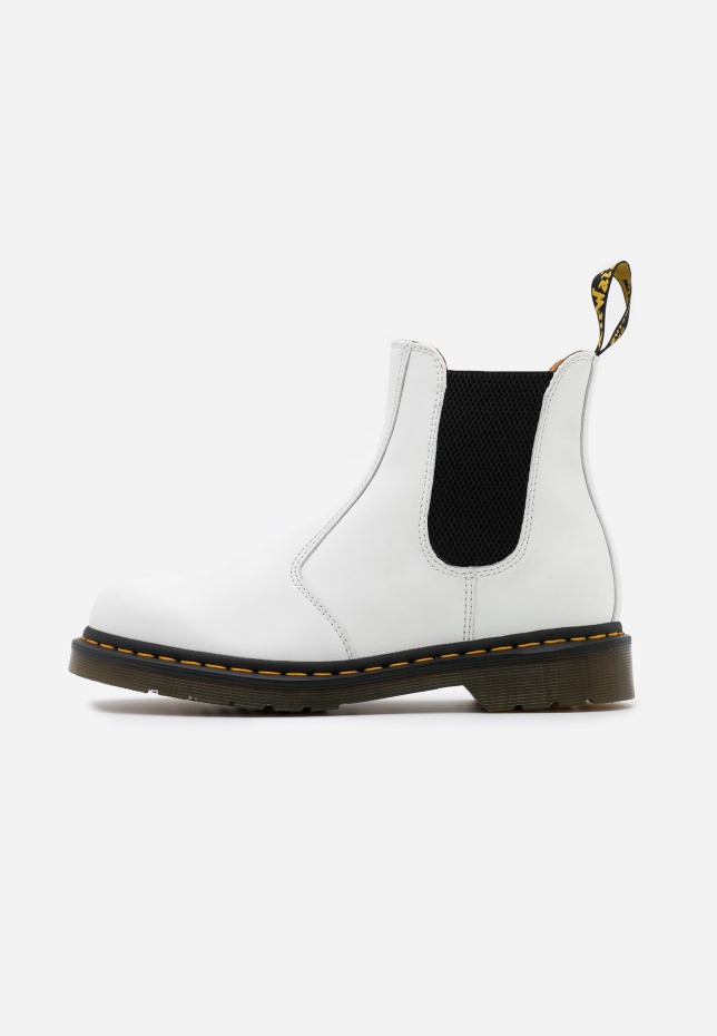Dr Martens Greece λευκά λεία 2976 Ys κλασικά μποτάκια