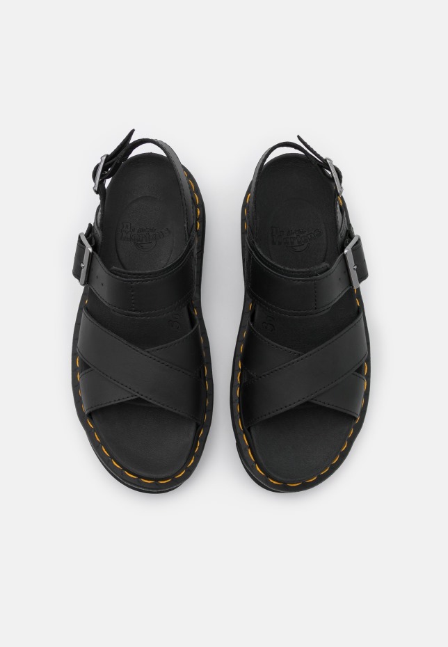 σανδάλια πλατφόρμα Voss μαύρα Hydro Dr Martens Greece