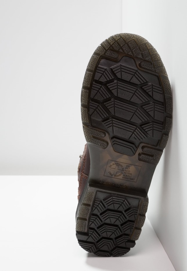 σκούρο καφέ Dr Martens Greece 2976 Alyson Zips Snowplow κλασικά μποτάκια