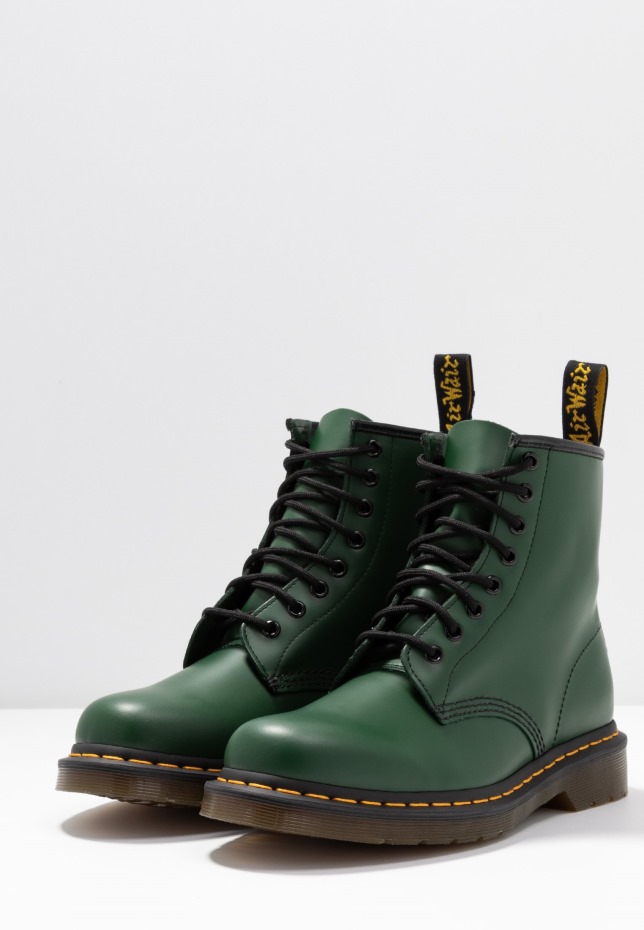 Dr Martens Greece 1460 Boot Lace Up Ankle Boots πράσινα λεία