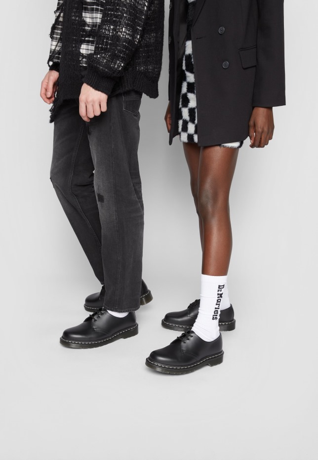 Dr Martens Greece 1461 Casual Lace Ups μαύρο λείο