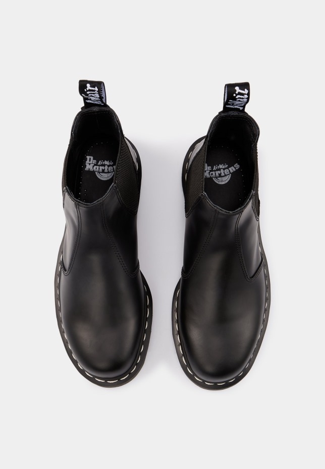 Dr Martens Greece μποτάκια με κορδόνια μαύρα λεία