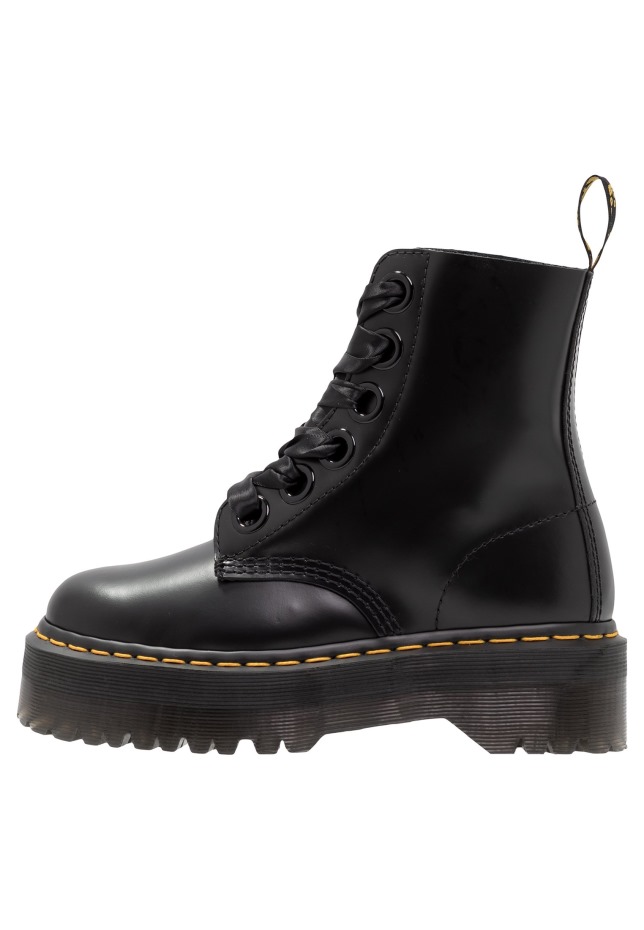 Δρ. Martens Platform Boot Platform μποτάκια Dr Martens Greece μαύρο