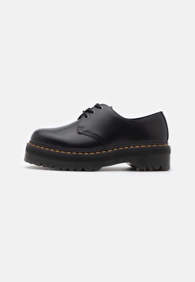 Dr Martens Greece μαύρα 1461 Quad Unisex δαντέλα Up
