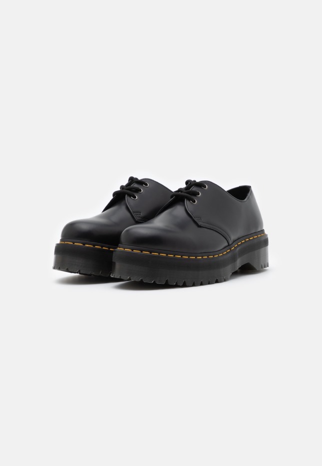 Dr Martens Greece μαύρα 1461 Quad Unisex δαντέλα Up