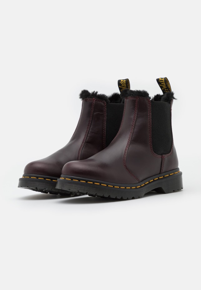 Oxblood Dr Martens Greece 2976 Leonore κλασικά μποτάκια
