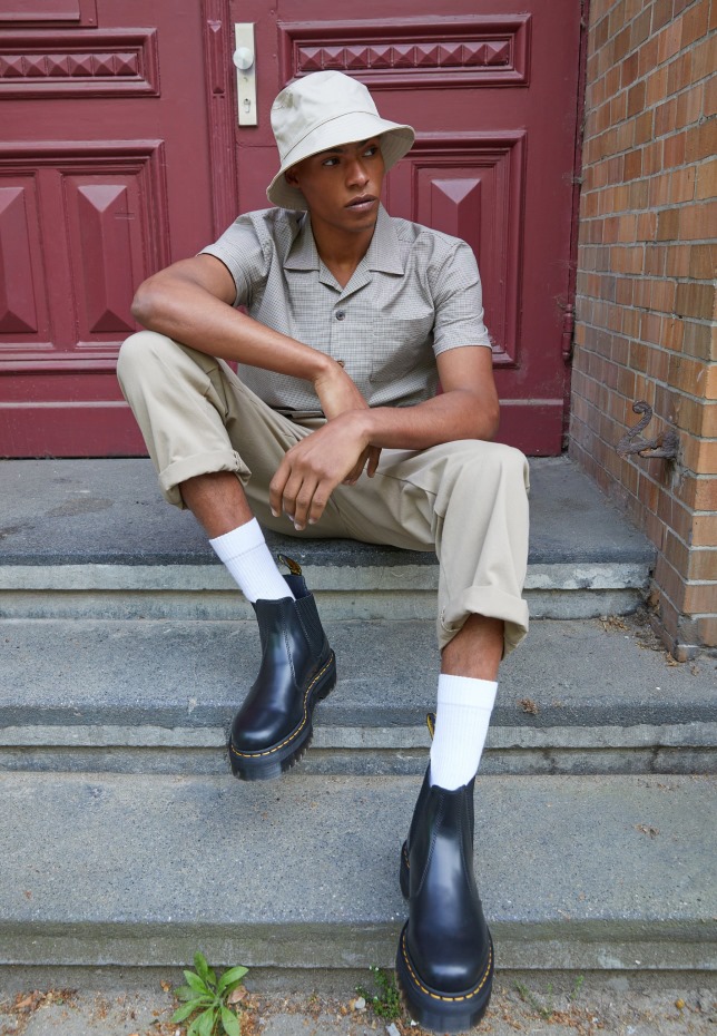 μαύρα 2976 Quad Chelsea κλασικά μποτάκια Dr Martens Greece