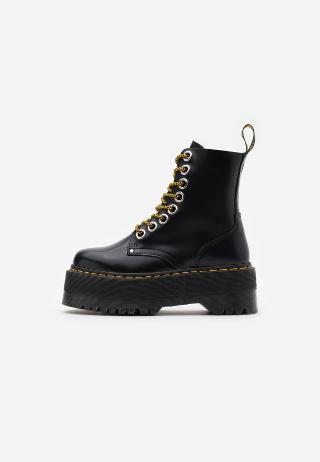 Dr Martens Greece Jadon Max μποτάκια με πλατφόρμα μαύρα Buttero