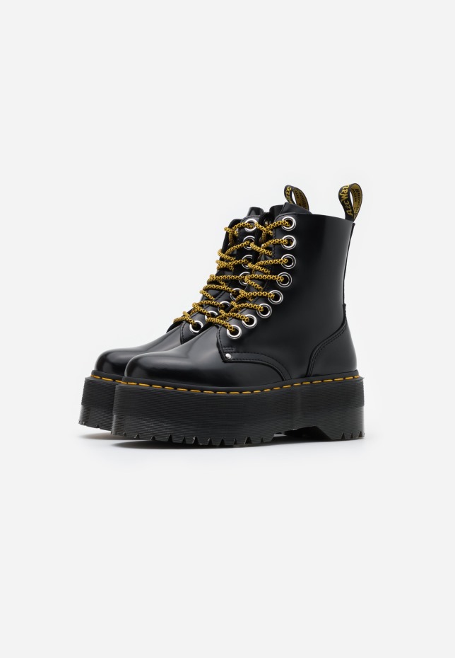Dr Martens Greece Jadon Max μποτάκια με πλατφόρμα μαύρα Buttero